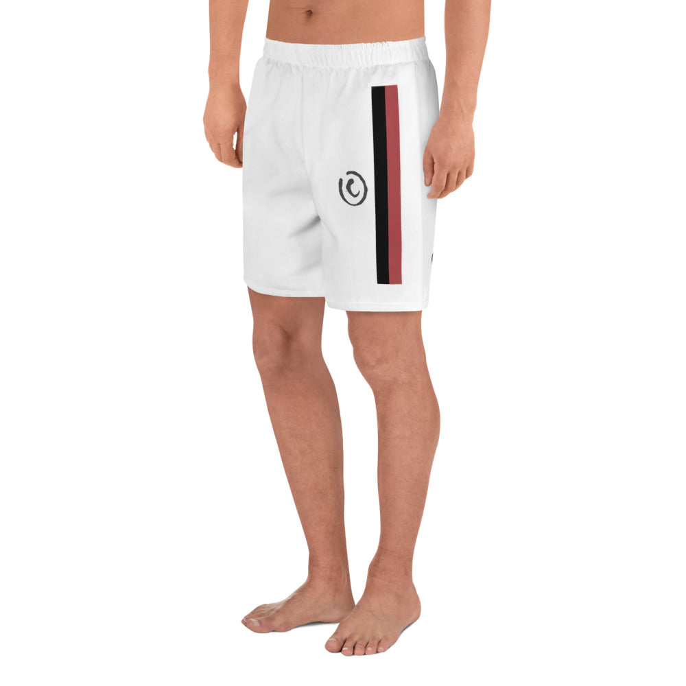 All-Over Print Men's Athletic Long Shorts