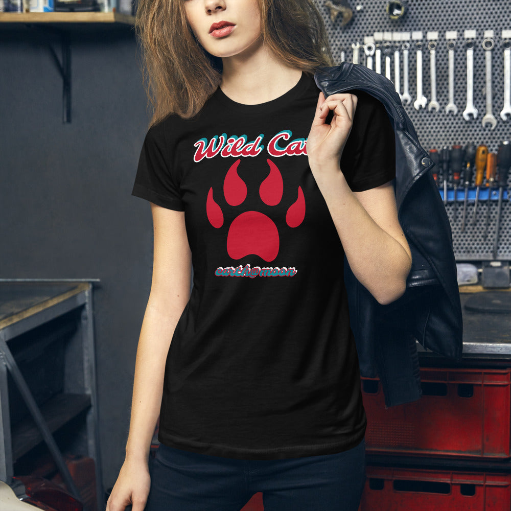 Wild Cat Women’s Slim Fit T-Shirt