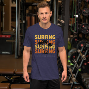 Surfing Short-Sleeve Unisex T-Shirt