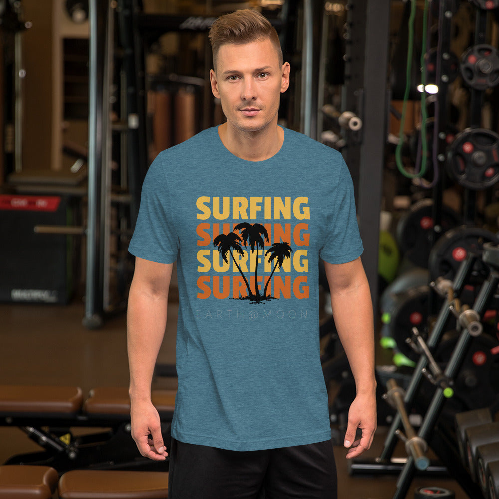 Surfing Short-Sleeve Unisex T-Shirt