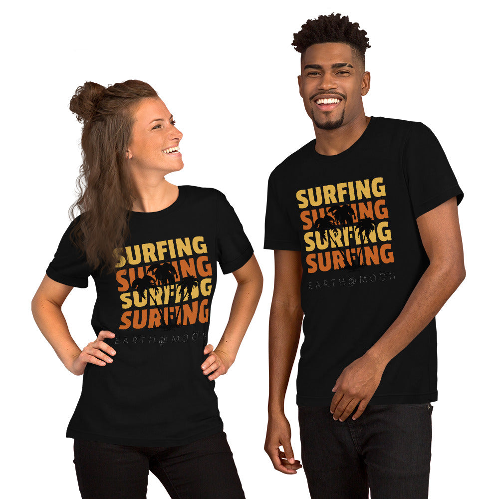 Surfing Short-Sleeve Unisex T-Shirt