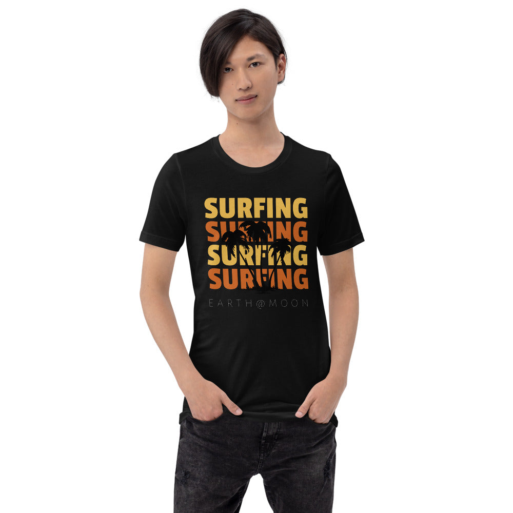 Surfing Short-Sleeve Unisex T-Shirt