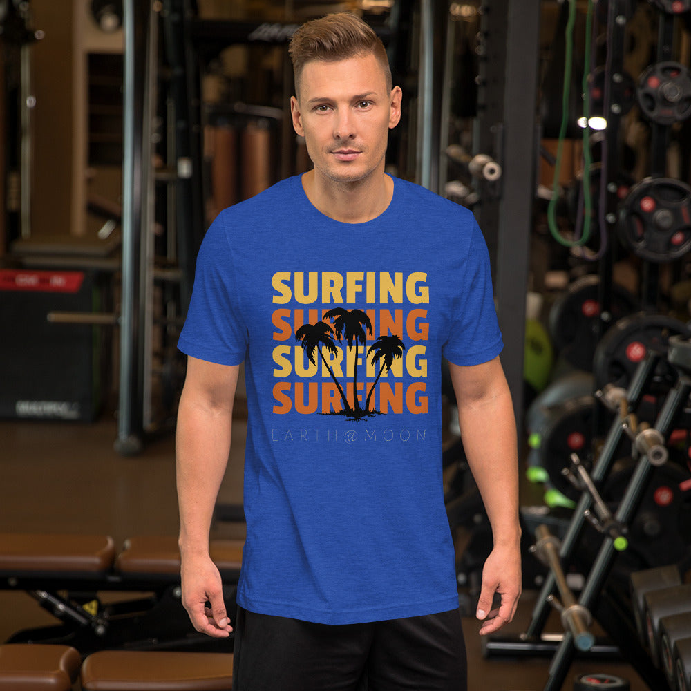 Surfing Short-Sleeve Unisex T-Shirt