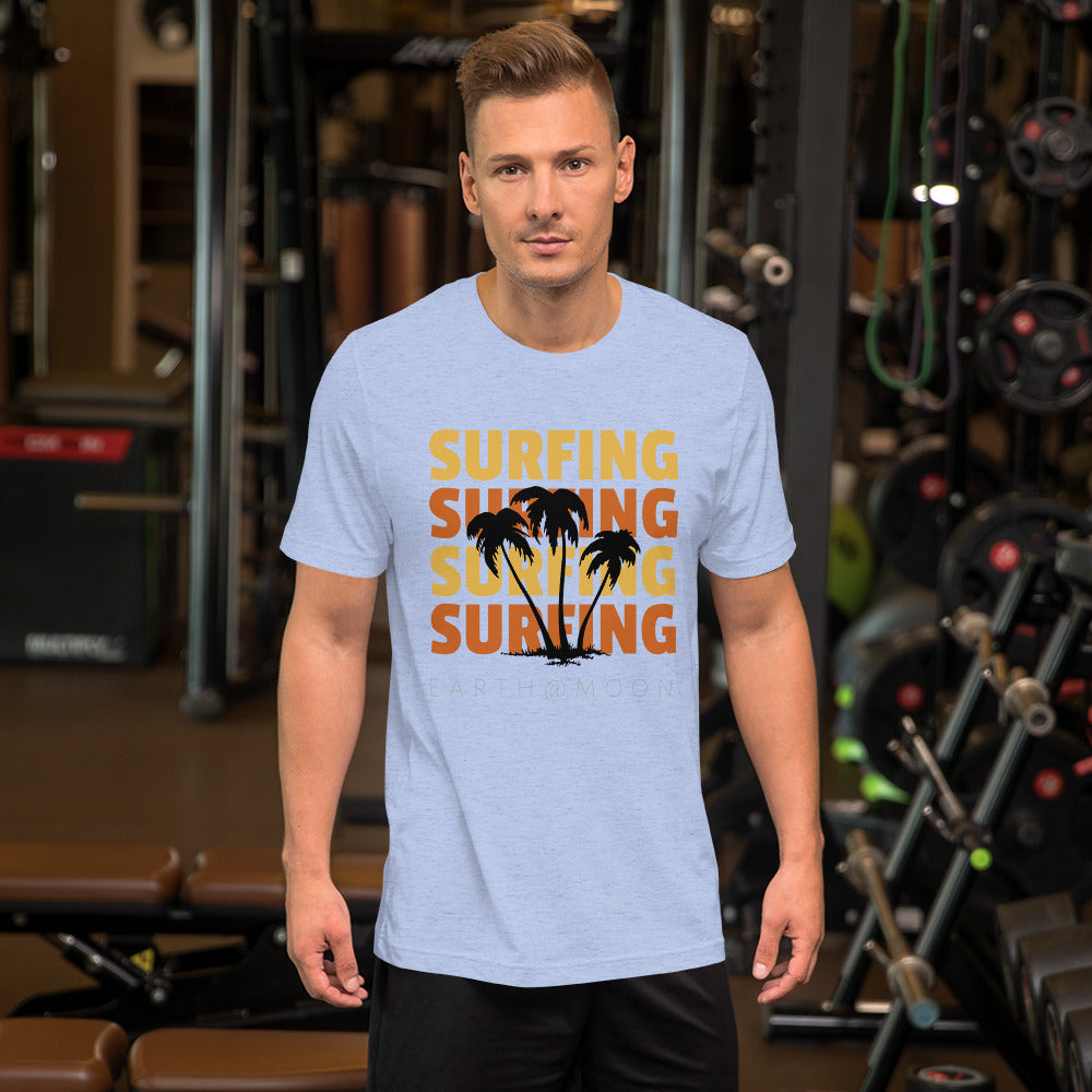 Surfing Short-Sleeve Unisex T-Shirt