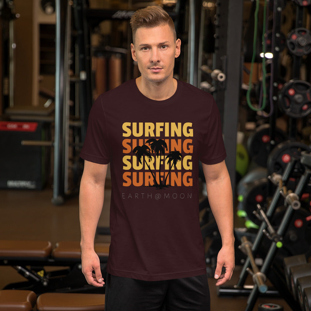 Surfing Short-Sleeve Unisex T-Shirt